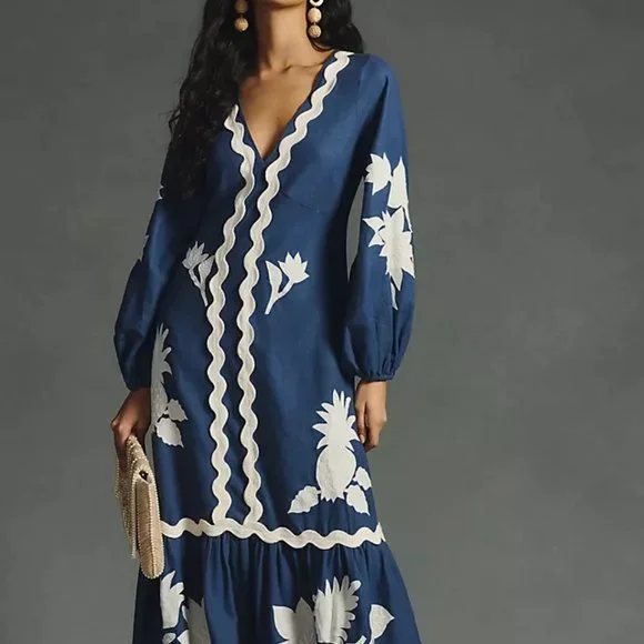 FARM Rio | Dresses | Farm Rio Embroidered Longsleeve Dress | Poshmark FARM Rio | Dresses | Farm Rio Embroidered Longsleeve Dress | Poshmark